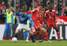 هوفنهايم يفاجئ بايرن ميونخ ويفرض عليه التعادل الإيجابي 1-1 بالدوري الألماني