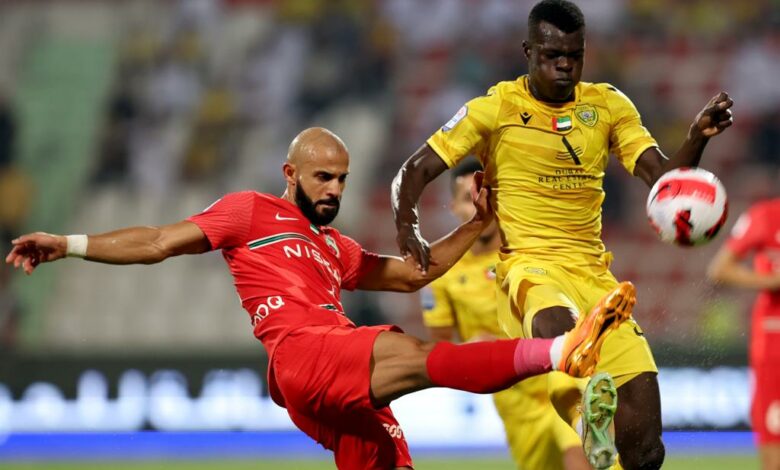 شباب الأهلي يفرط في الفوز ويتعادل مع الوصل 2-2 في الدوري الإماراتي