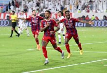 الشارقة يفوز على العين 2-1 ويتوج بلقب كأس الرابطة