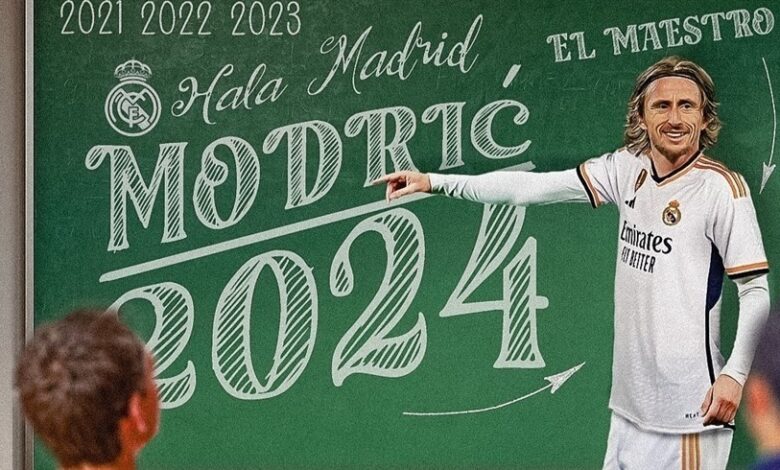 ريال مدريد يجدد للكرواتي المخضرم مودريتش حتى 2024