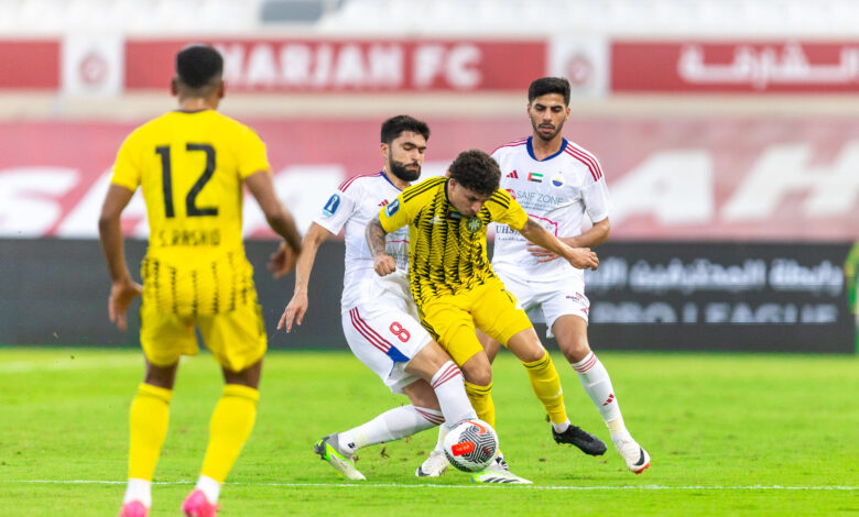 الشارقة يسقط 3-2 أمام اتحاد كلباء في كأس الرابطة الإماراتية