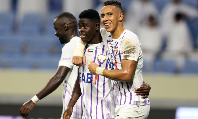 العين يفوز على النصر 2-0 في كأس الرابطة الإماراتية