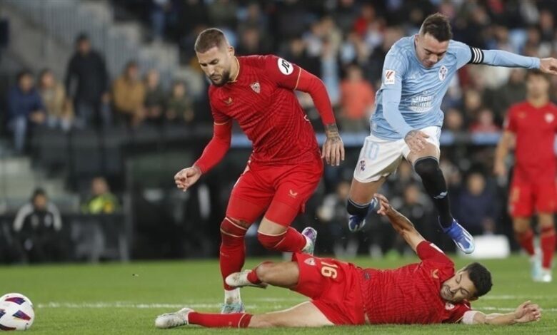 إشبيلية وسيلتا فيجو يكتفيان بالتعادل 1-1 في الدوري الإسباني